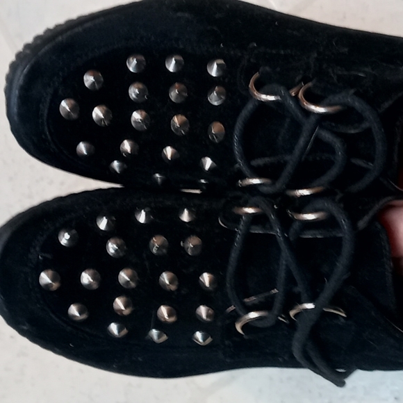 Odeon faux suede spike stud vegan shoes - Picture 6 of 6